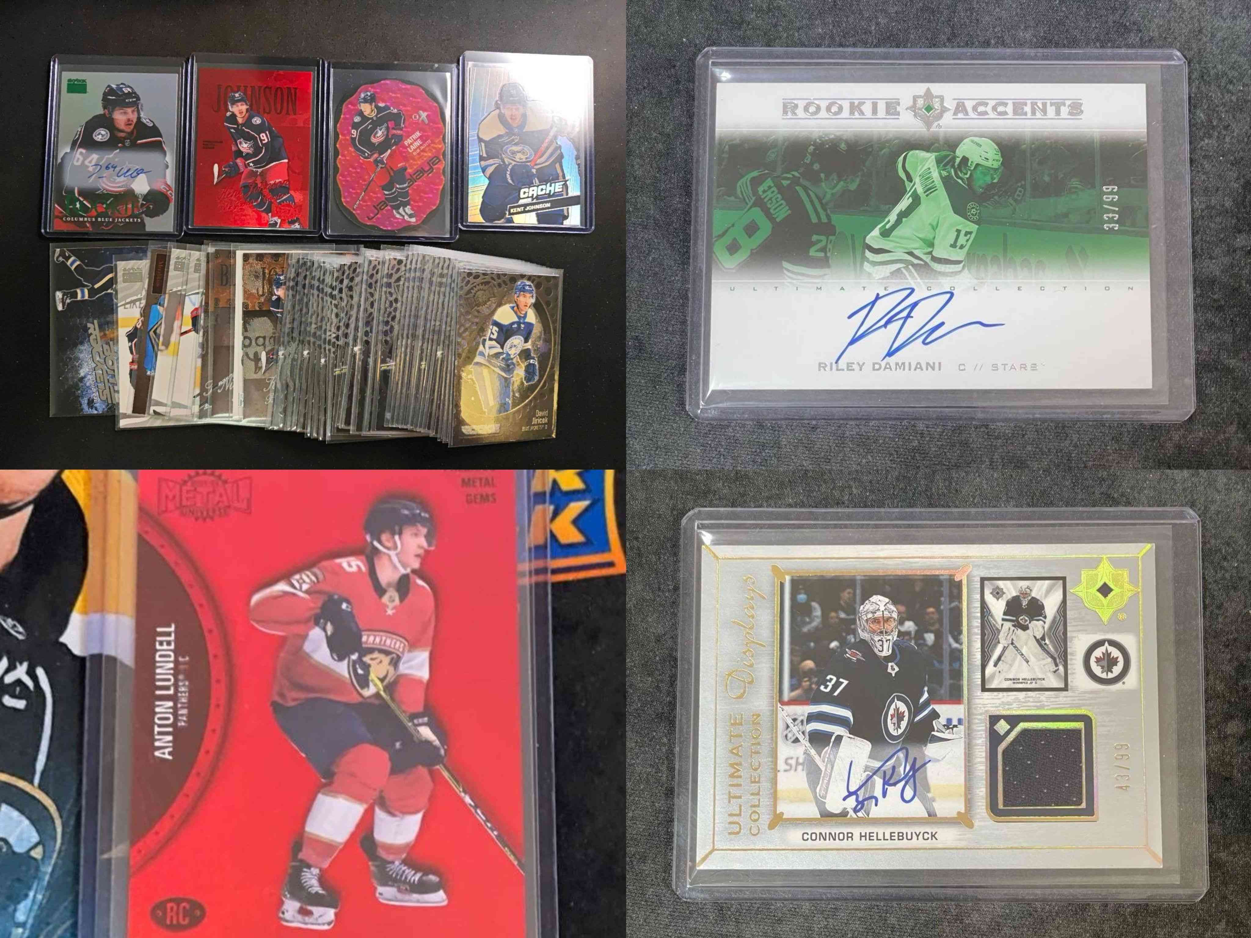 Various kinds of sports cards